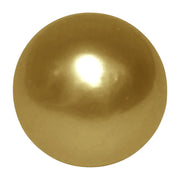 Giant Oval 14.1 x 16.2mm 23 Carats Luster Gold South Sea Loose Pearl