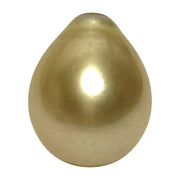 Huge Pear 13 x 16.1mm 18.7 Carats Rich Gold South Sea Pearl Loose