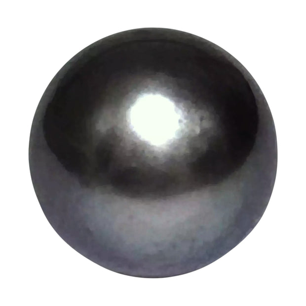 Smooth 11.7 x 13.2mm 14.2 Carats Tahitian Peacock Middle Gray Pearl