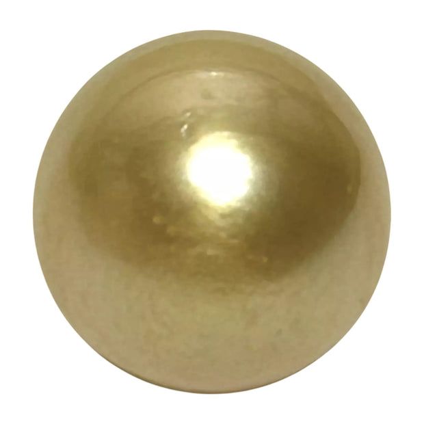 Huge Pear 13 x 16.1mm 18.7 Carats Rich Gold South Sea Pearl Loose