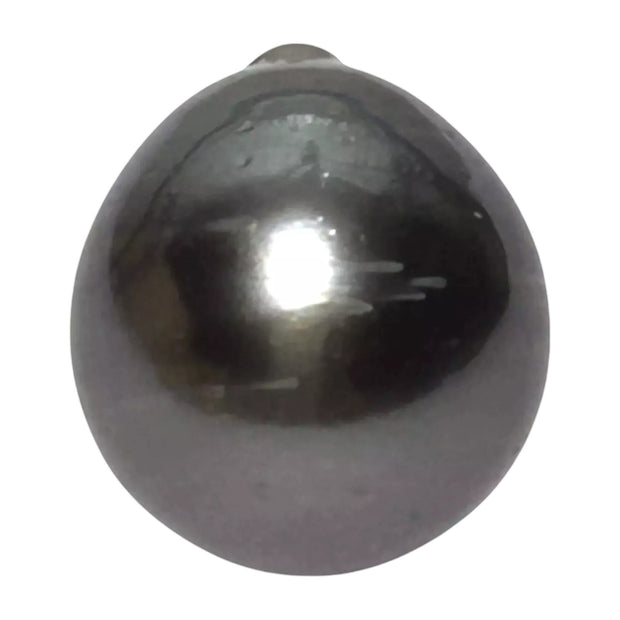 Huge 20.5 Carat 13.9 x 15.4mm Tahitian Peacock Black Green Pearl Loose