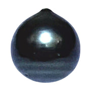 Premier 13.3 x 14.2mm Tahitian South Sea Peacock Black Oval Loose Pearl