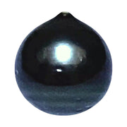 Premier 13.3 x 14.2mm Tahitian South Sea Peacock Black Oval Loose Pearl