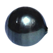 Premier 13.3 x 14.2mm Tahitian South Sea Peacock Black Oval Loose Pearl