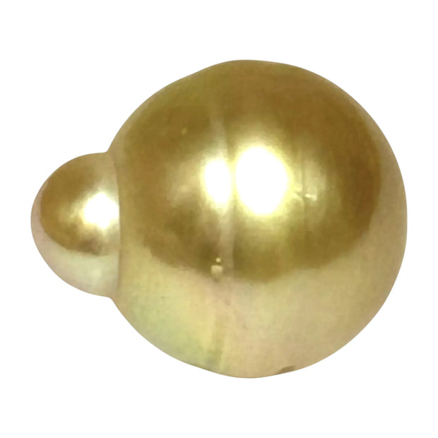 Sllky 14.5 x 17mm 23.3 Carats Gold Philippines South Sea Loose Pearl