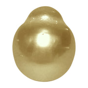 Shiny 15.4 x 18.2mm 29.6 Carat Gold Philippines South Sea Pearl