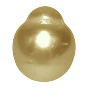 Shiny 15.4 x 18.2mm 29.6 Carat Gold Philippines South Sea Pearl