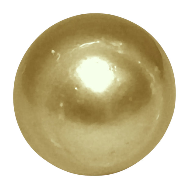 Baroque Giant 14.8 x 17.8mm Deep Gold Philippines South Sea Pearl