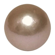 Classy 11 - 11.5mm Edison Peach Pink Round Cultured Pearl Pendant