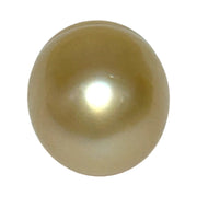 Oval Baroque 12.8 x 16.3mm Natural Gold Philippines South Sea Pearl