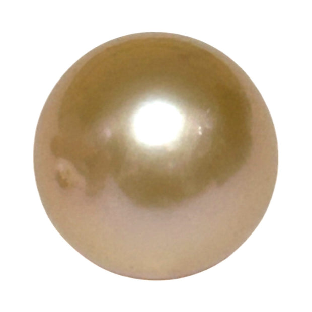 5A Luste 13mm Peach Purple Round Edison Cultured Un-Drilled Pearl