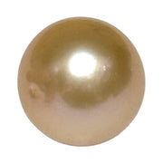 Un-Drilled Natural Peach Pink Round Edison 13.5mm 17.7 Carats Pearl