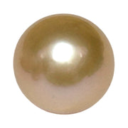 Un-Drilled Natural Peach Pink Round Edison 13.5mm 17.7 Carats Pearl