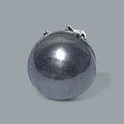 Oval 11.5 x 14.5mm Tahitian Sea Peacock Black Green Pearl Pendant