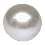 Round 10 - 10.5mm Edison White Hint Pink Cultured Pearl Vintage Pendant