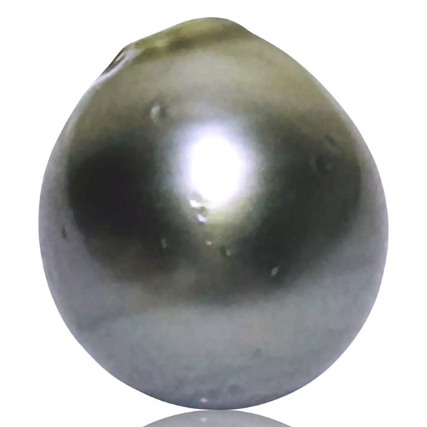 Radiant 21 Carat 13.9x 15.5mm Tahitian Peacock Middle Gray Pearl