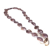 Unique 14.5 x 20mm Jumbo Pear Purple Pink Cultured Pearl 18" Necklace