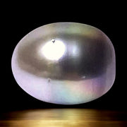 5A Oval 16 Carat 12.6 x 15.9mm Tahitian Sea Silver Green Tones Pearl