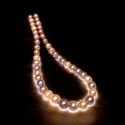 Fascinating Round 10- 11mm Edison Natural Multi Color Pearl 16" Strand