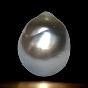 Barque 13.9 Carat 13.4 x 16.4mm Tahitian Sea Middle Gray Pearl Loose