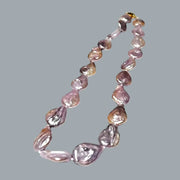 Unique 14.5 x 20mm Jumbo Pear Purple Pink Cultured Pearl 18" Necklace