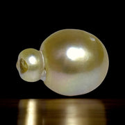 Baroque 13.6 x 18.8mm 22.5 Carats Deep Gold South Sea Loose Pearl