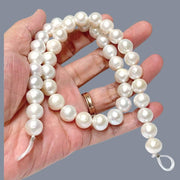 Gorgeous 10 - 11mm 42 pcs Edison White Round Cultured Pearl 16" Strand