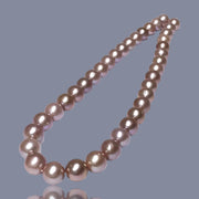 5A 11.5 - 12mm 38 pcs Edison Rich Purple Pink Round Pearl 16" Strand