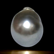 Barque 13.9 Carat 13.4 x 16.4mm Tahitian Sea Middle Gray Pearl Loose