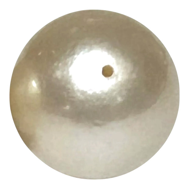 5A Round 14.4 Carat 12.5mm Pale Gold Australia South Sea Pearl Loose