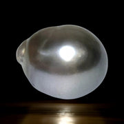 Barque 13.9 Carat 13.4 x 16.4mm Tahitian Sea Middle Gray Pearl Loose