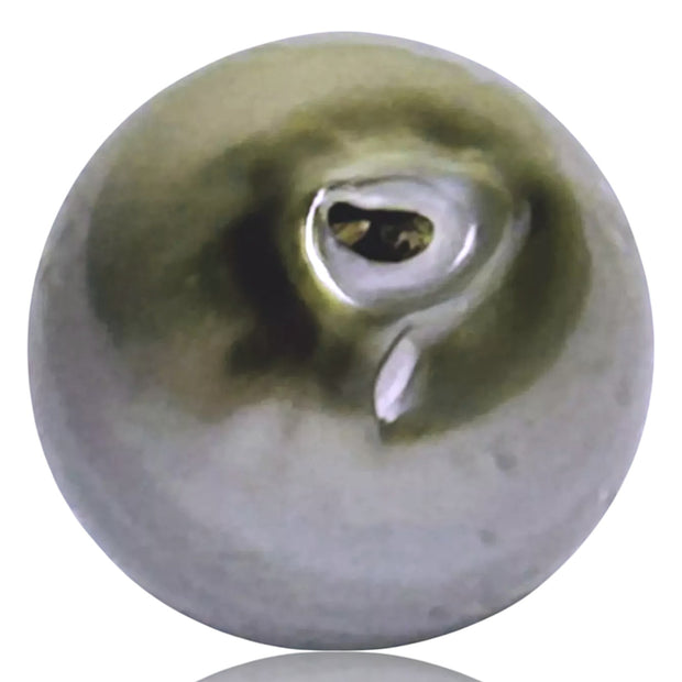 Radiant 21 Carat 13.9x 15.5mm Tahitian Peacock Middle Gray Pearl