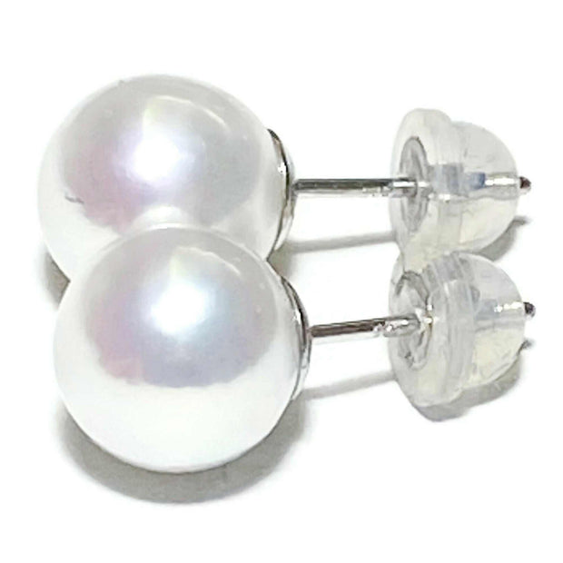 Elegant White Round Edison 9-9.5mm Cultured Pearl Stud Earrings – ClasAdd a touch of timeless elegance to your collection with our Elegant White Round Edison 9-9.5mm Cultured Pearl Stud Earrings. These stunning earrings feature lustrouEarringsFine JewelryThe Fine Pearls JewelryElegant White Round Edison 9-9