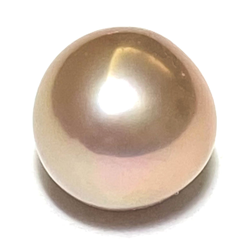 Excellent Luster 1.75g 10.5 - 11mm Purple Pink Round Edison Pearl Loose