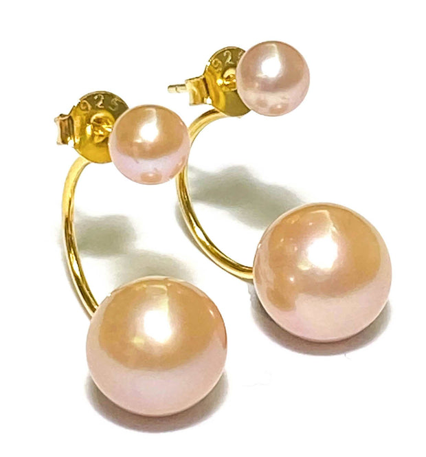 Superb Double 5mm & 9.5mm Peach Gold Pink Edison Pearl Stud Earrings –Discover the perfect blend of elegance and uniqueness with our Superb Double 5mm &amp; 9.5mm Peach Gold Pink Edison Pearl Stud Earrings. These stunning earrings featEarringsFine JewelryThe Fine Pearls Jewelry5mm Peach Gold Pink Edison Pearl Stud Earrings – Elegant