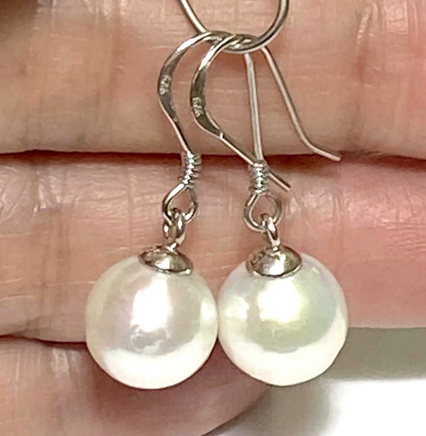 Classic Natural White 10mm Round Edison Cultured Pearl Dangle EarringsBirthday Great Gift For Her! Fabulous Classic Natural White Round 9.5 -10mm Edison Cultured Pearl Dangle Hook Earrings PEARL INFORMATIONPearl Type: Genuine Edison CuEarringsFine JewelryThe Fine Pearls JewelryClassic Natural White 10mm Round Edison Cultured Pearl Dangle Earrings – Timeless Elegance