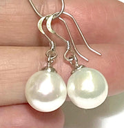 Classic Natural White 10mm Round Edison Cultured Pearl Dangle EarringsBirthday Great Gift For Her! Fabulous Classic Natural White Round 9.5 -10mm Edison Cultured Pearl Dangle Hook Earrings PEARL INFORMATIONPearl Type: Genuine Edison CuEarringsFine JewelryThe Fine Pearls JewelryClassic Natural White 10mm Round Edison Cultured Pearl Dangle Earrings – Timeless Elegance